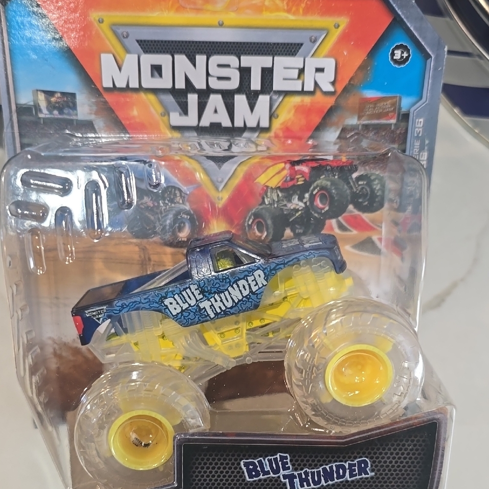 Monster Jam Blue Thunder Toy Truck-Chase